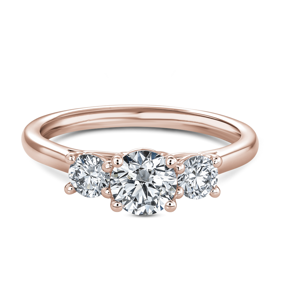 
                  
                    Three Stones Round Diamond Engagement Ring
                  
                