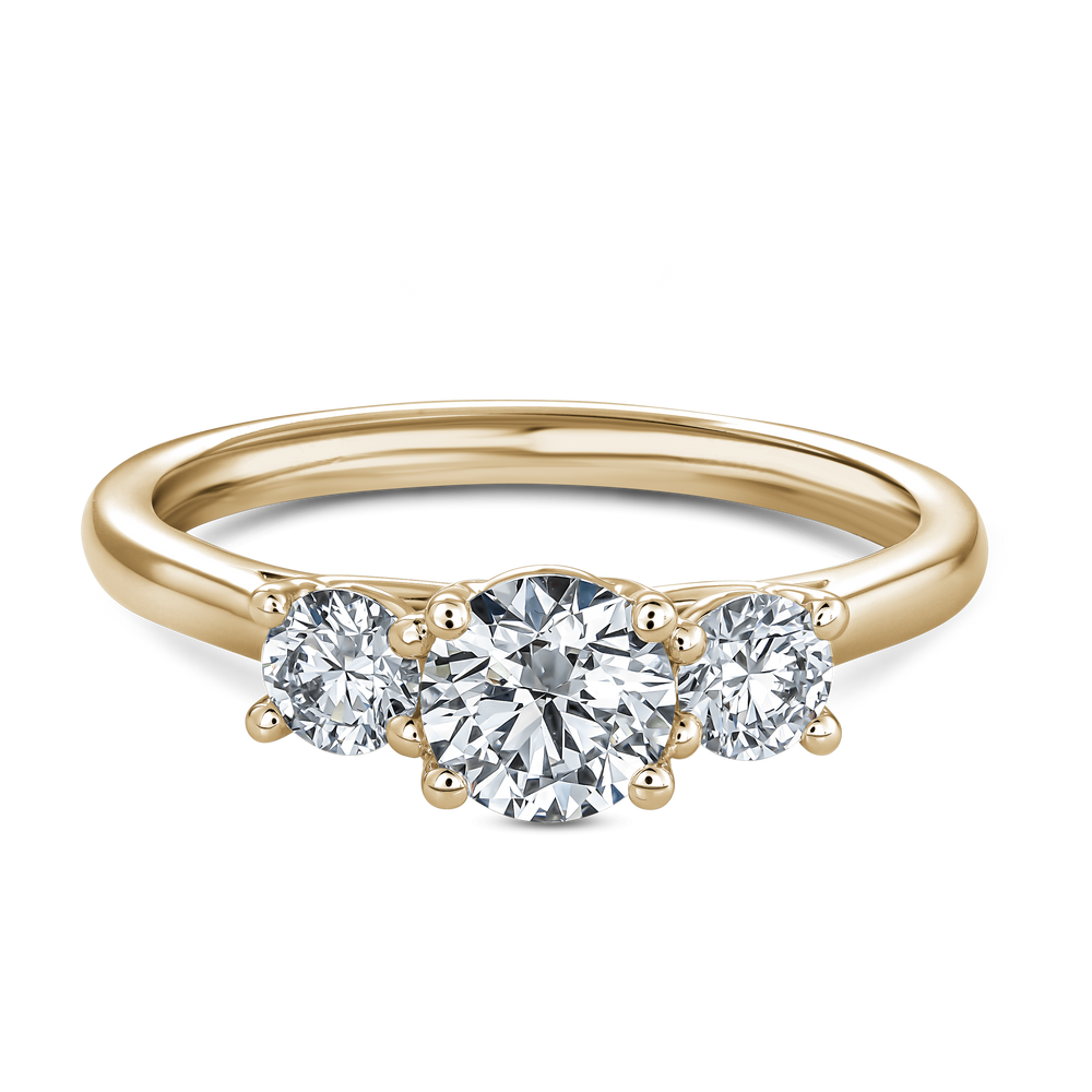 
                  
                    Three Stones Round Diamond Engagement Ring
                  
                