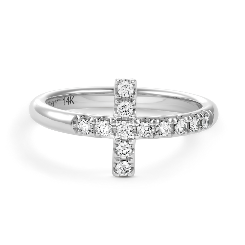 Diamond Cross Ring
