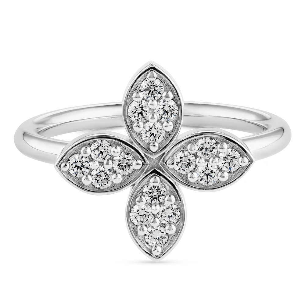 Floral Diamond Ring