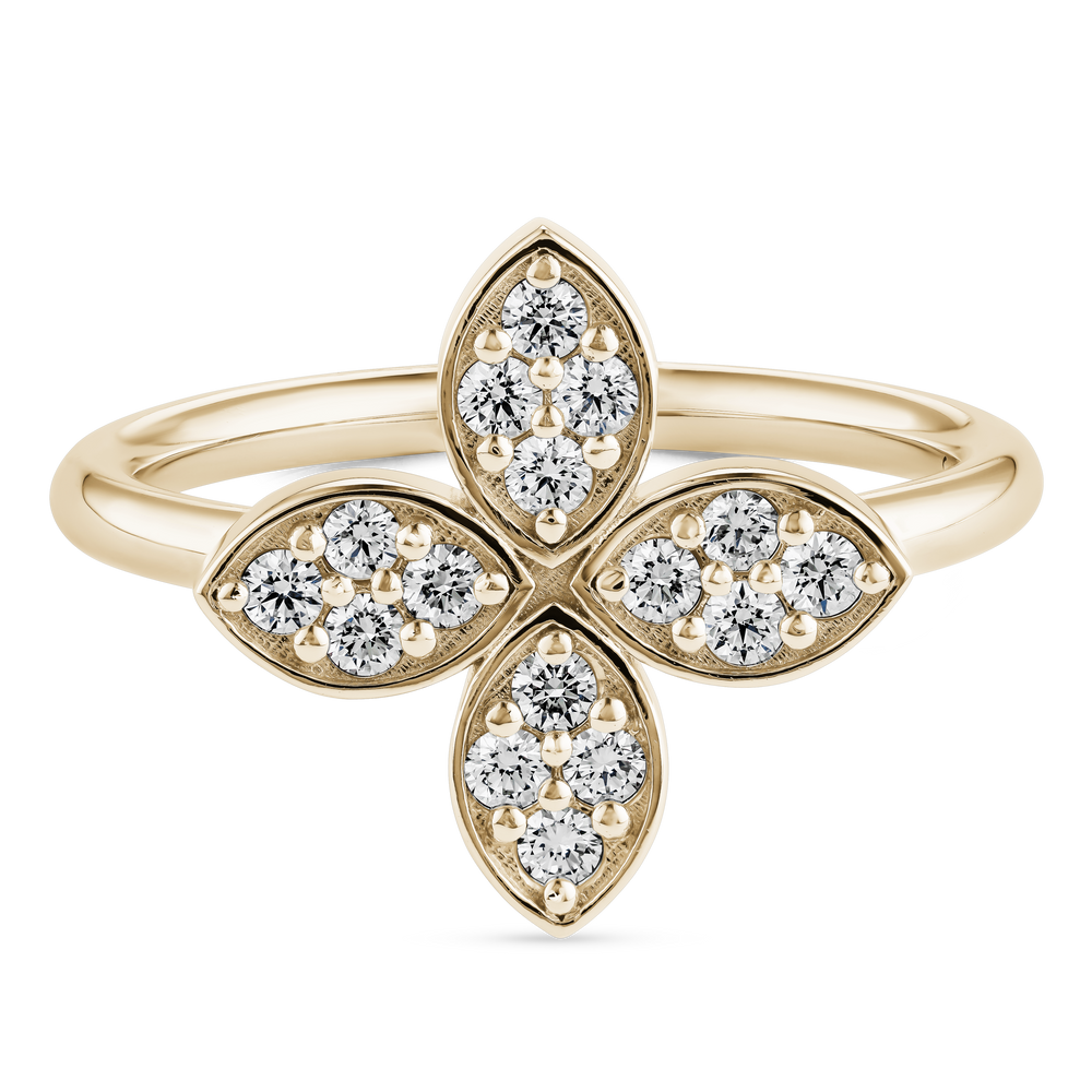 
                  
                    Floral Diamond Ring
                  
                